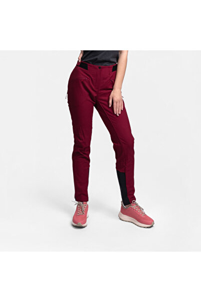 NORTHFINDER Pantaloni softshell femei Kianna, Rosu