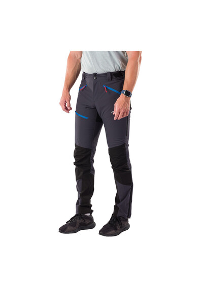 NORTHFINDER Pantaloni softshell de drumeție pentru bărbați - LUPERCO, Albastru