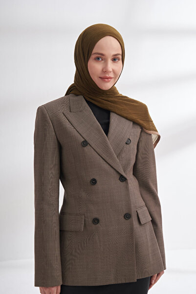 ARMANDA Muslin Piping Shawl Asm3352-1043 Moss