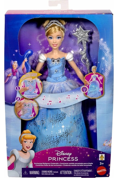 Mattel Interactive Păpușă Prințesă Disney Prințesa Cenușăreasa
