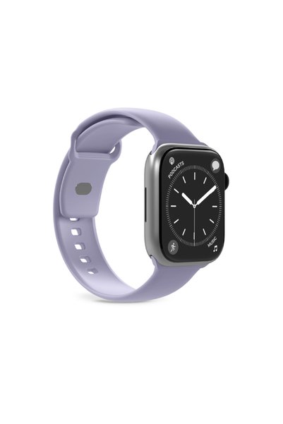 Puro Curea din silicon Icon pentru Apple Watch 38/40/41/42mm - Mov
