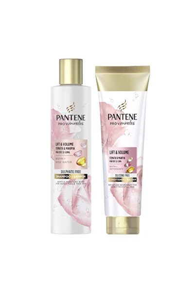 Pantene Set Sampon Pro-V Miracles, Lift & Volume, 225 ml și Balsam 160 ml