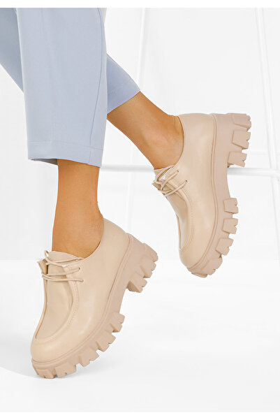 B T Shoes Γυναικεία καθημερινά παπούτσια Φρέσια μπεζ