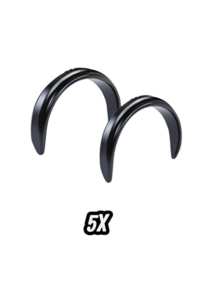 OEM Black silicone strips -10pcs, protects areas from scratches, 3M grip, L14...