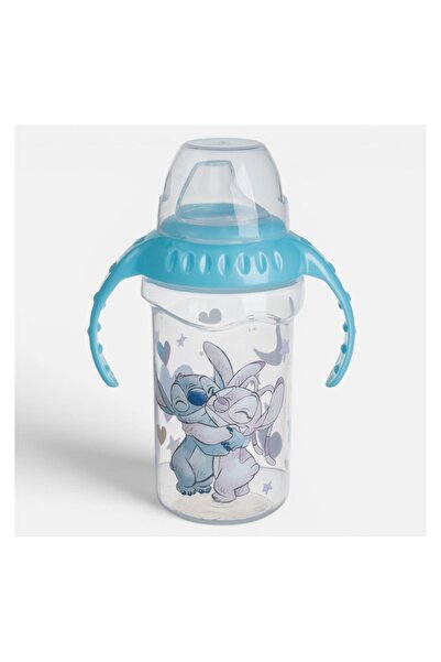 OEM Cană antrenament copii, model Stitch, cioc, transparent, 360ml – băut ușo...