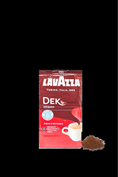 LavAzza Decaf - Cafea Macinata Decofeinizata, Import Italia, 250g, Metoda Nat...