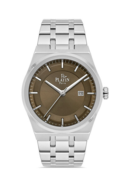 Platin Pierre Hds-1295Ga-A6 Steel Cord Men's Wristwatch