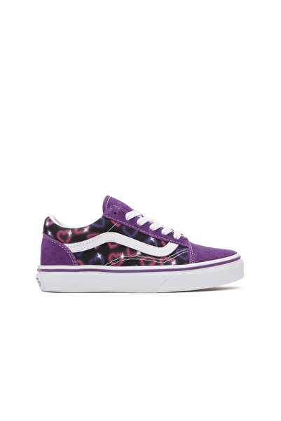 Vans UY OLD SKOOL NEON HEARTS VN0005WVBJD-BJD Μωβ 33