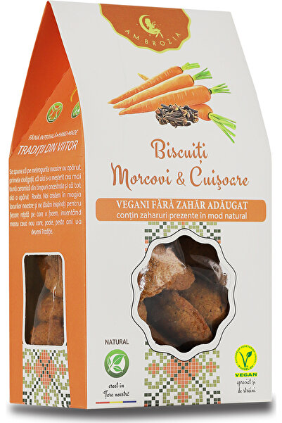 Ambrozia BISCUIȚI MORCOVI & CUIȘOARE 130 G