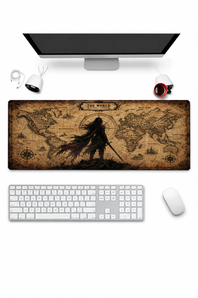 SonicTouch Keyboard Mousepad 32X70Cm Seamless Smooth Liquid-Proof Non-Slip Ba...