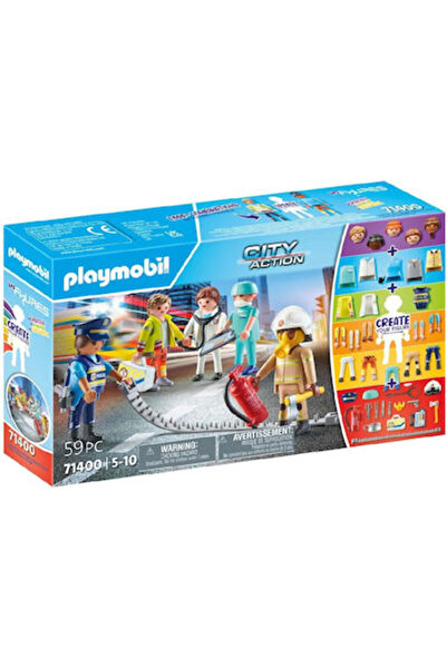 Playmobil Ομάδα Δράσης Διάσωσης Πόλης για παιδιά 5-10 ετών 71400