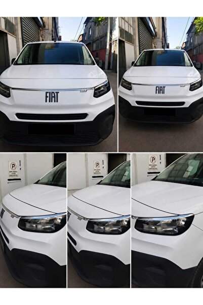 ACK Dizayn Fiat Doblo 2024+Yeni Kasa Krom Far Kaşı 3 Parça | Araca Özel Pasla...