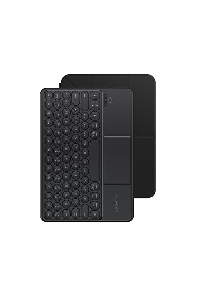 Amazingthing Минимална калъф-комбо KeyLite за iPad Air 11 " M3 2025, Черен