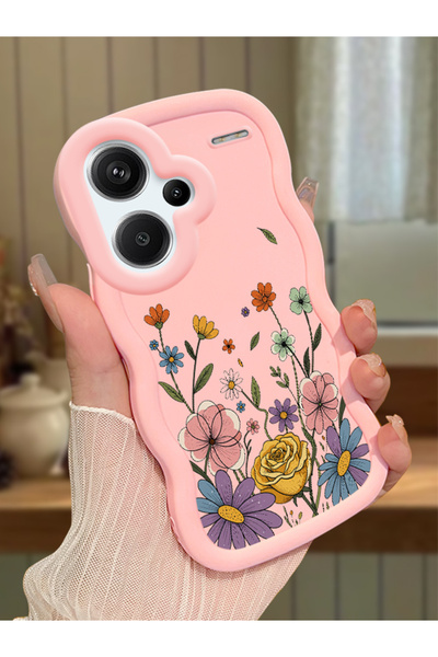 Hontinga Redmi Note 13 Pro Plus 5g Compatible Case Camera Protector Pink Sili...