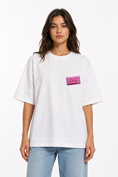 Compostela Unisex Women's Men's Fight Club Soap Logo Pre-Printed Oversize Thi...