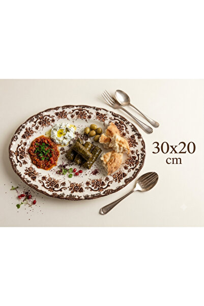 Generic Brand طبق كاياك مزخرف بنقوش زهور كلاسيكية أنيقة