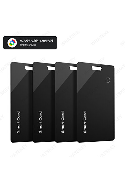 Choice5 Black-4pcs Google Find My Wallet Tracker Card For Android-Ultra Thin ...