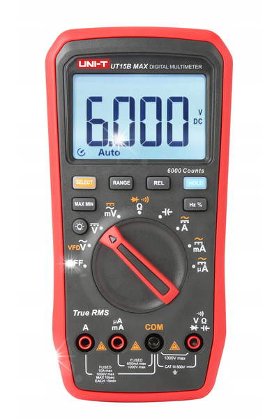 unı-t Multimetru Digital Ampermetru Ut15B Max True Rms Automat Nou