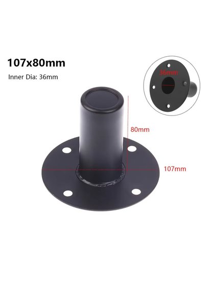Choice 107x80mm 1Pcs Metal Speaker Stand Iron Lower Sound with Screw Holes Sp...
