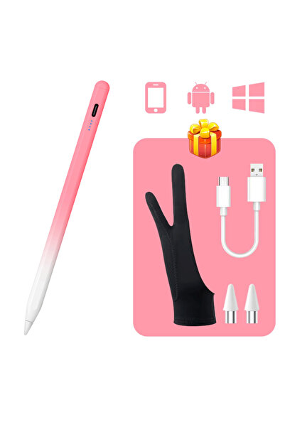 Choice Gradient Pink Universal Touchscreen Pen Compatible With Android Window...