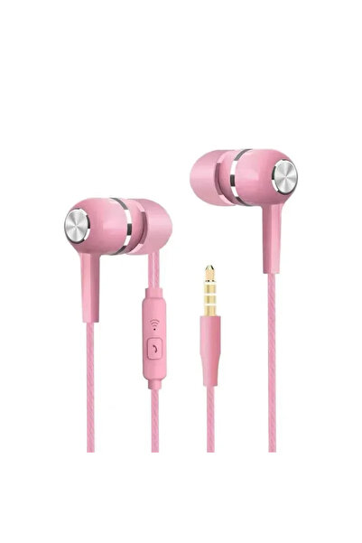 Choice11 pink 1pc 1/2/3/4Pcs Universal 3.5mm Wired Headphones Sport Earbuds w...