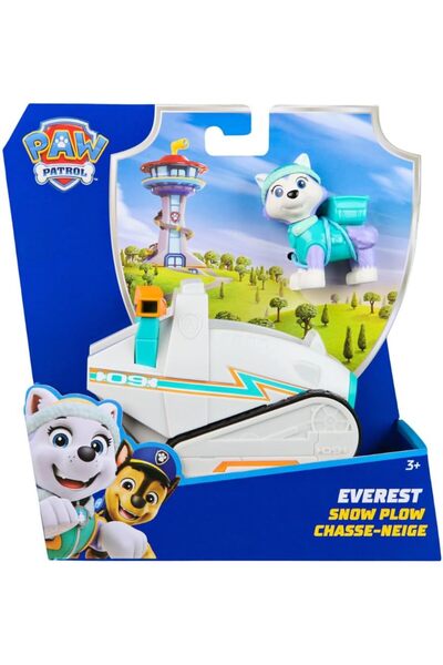 PAW PATROL , Snowmobile with Everest Toy Figure