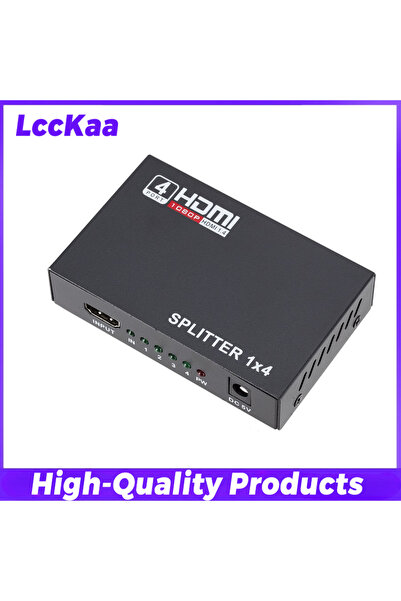 Choice With USB Cable black HDMI-compatible Splitter Switcher 4K 1 in 4 Out 1...