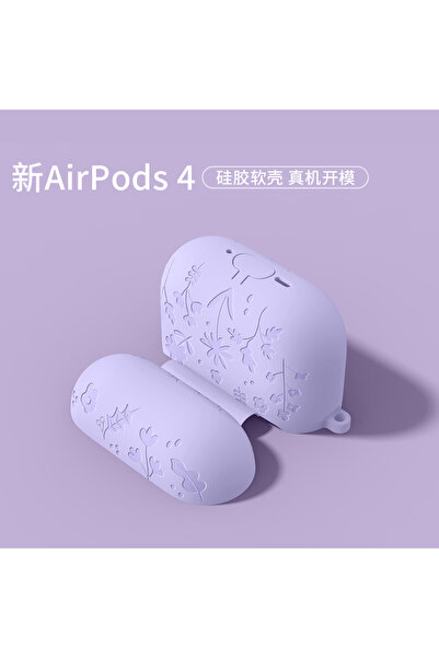 Choice39 For Airpods4 B For AirPods 4th Generation Case with Cleaner Kit/Keyc...
