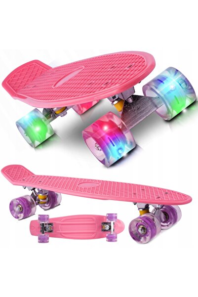 Stator Skateboard Fish LED RGB 56cm ABEC-7 Roți luminoase până la 100kg
