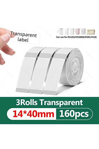 choice2 3Roll 14x40mm Niimbot D11 D110 D11H D110M D101 Label Printer Sticker ...