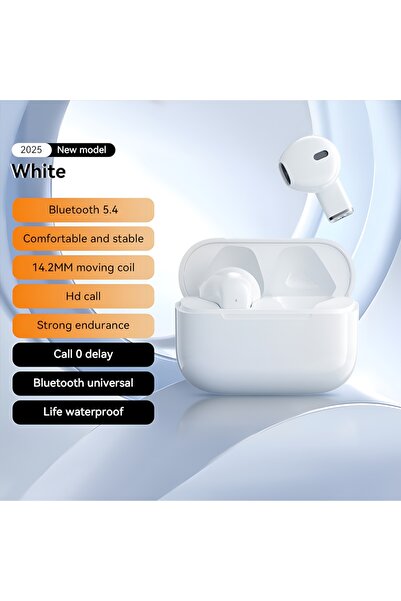 Choice6 PRO5S White New Short Handle Bluetooth In-ear Headphone HD Call Game ...