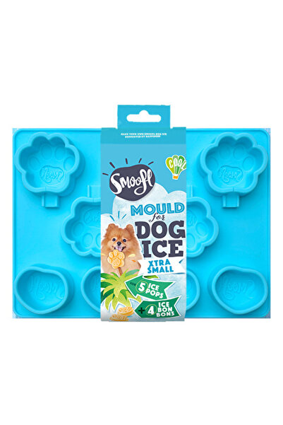 SMOOFL Ice Mould for Extra Small Dog Treats - BLUE
