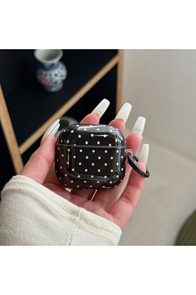 Choice23 غطاء حماية لسماعات AirPods Pro باللون الأسود، تصميم بسيط كلاسيكي لام...