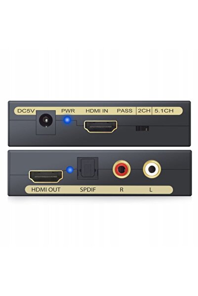 NO BRAND Extractor audio HDMI la Toslink Spdif + Cinch