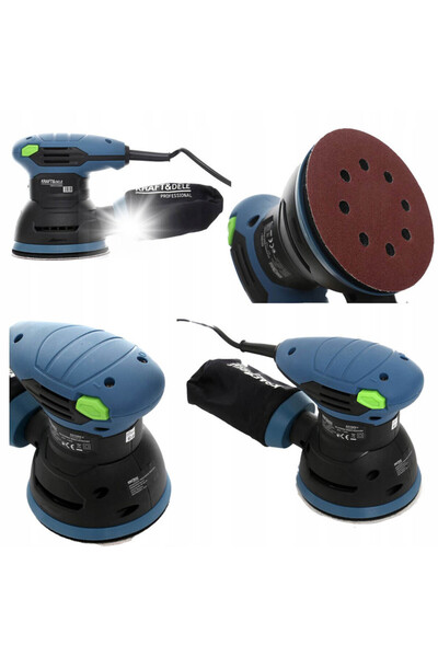 NO BRAND Kraft&Dele 1100 W 230 V Șlefuitor orbital excentric cu alimentare la...