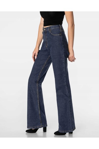 NO BRAND Pantaloni Femei Blugi evazați Blugi de damă stil  "Big Wind " Pl 212...