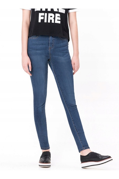 NO BRAND Blugi de damă skinny elastici 1029 Talie 92 cm