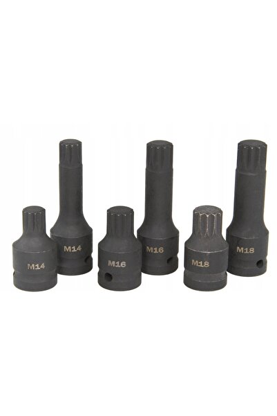 NO BRAND Chei tubulare pentru butuci de suspensie Star Spline M14 M16 M18 1/2''