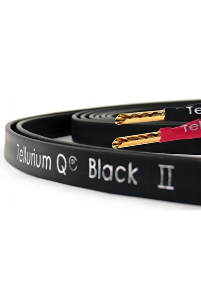 NO BRAND TELLURIUM Q BLACK II CABLU DE BOXE CU MUFĂ BANANĂ PERECHE 2x 3.5m
