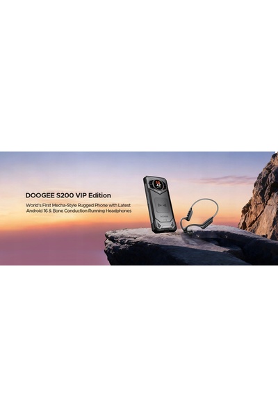 NO BRAND Android 16 Doogee S200 smartphone 12/256GB 10100mAh 33W 6.72 " cu că...