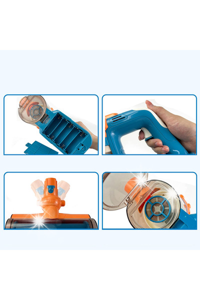 NO BRAND Aspirator fără fir 3-în-1 pentru copii cu funcție de spălare, kit de...