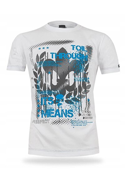 NO BRAND Tricou bărbătesc cu craniu, mărimea 3XL, alb