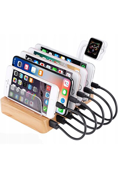 NO BRAND Stație de încărcare Geness 6X USB, QC 3.0 18W + 5X 45W USB
