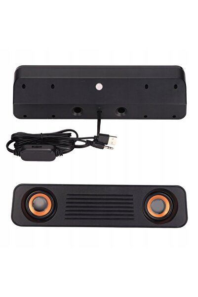 NO BRAND Soundbar gaming pentru PC, mini jack 3.5mm, USB