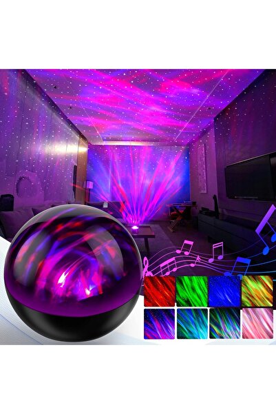 NO BRAND Vogherb Hmt-D18 Lumină de noapte Proiector LED Difuzor Bluetooth Tel...
