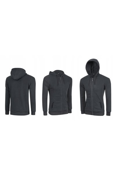 NO BRAND Trening sport bărbătesc, hanorac larg cu glugă și fermoar, 244-01 5XL