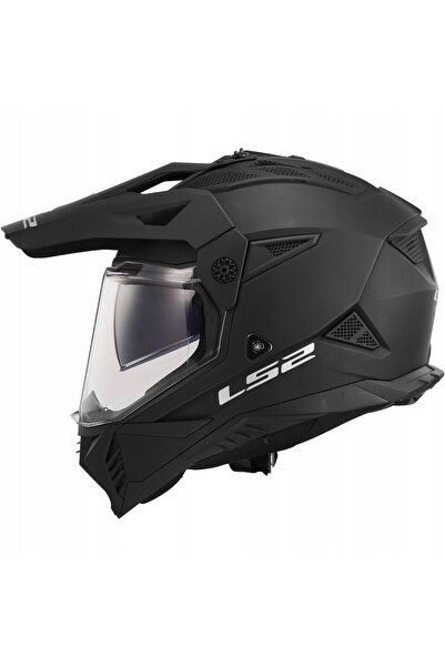 NO BRAND Casca enduro cross quad atv + vizor + blenda LS2 MX702 Pioneer II mat