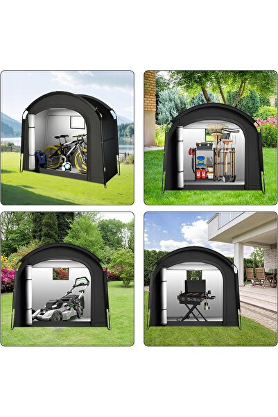 NO BRAND Cort pentru biciclete pentru 2 biciclete 200X80 Husă de protecție im...