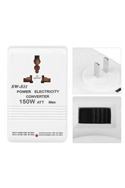 NO BRAND Convertor de tensiune Convertor de alimentare 220V - 110V 150W Trans...