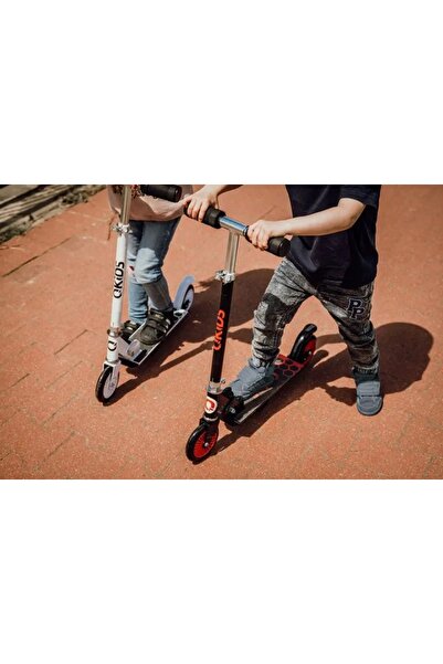 NO BRAND Trotinetă cu două roți QKids pentru cadou Alb, Roz